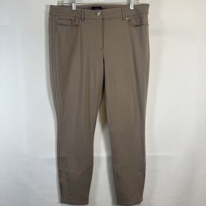 White House Black Market The Skimmer Women’s Stretch Pants Ankle Zipper Accent